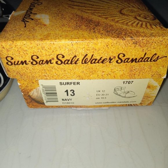 Sun San Shoes Sun San Navy Toddler Girl Size 3 Sandals Brand New